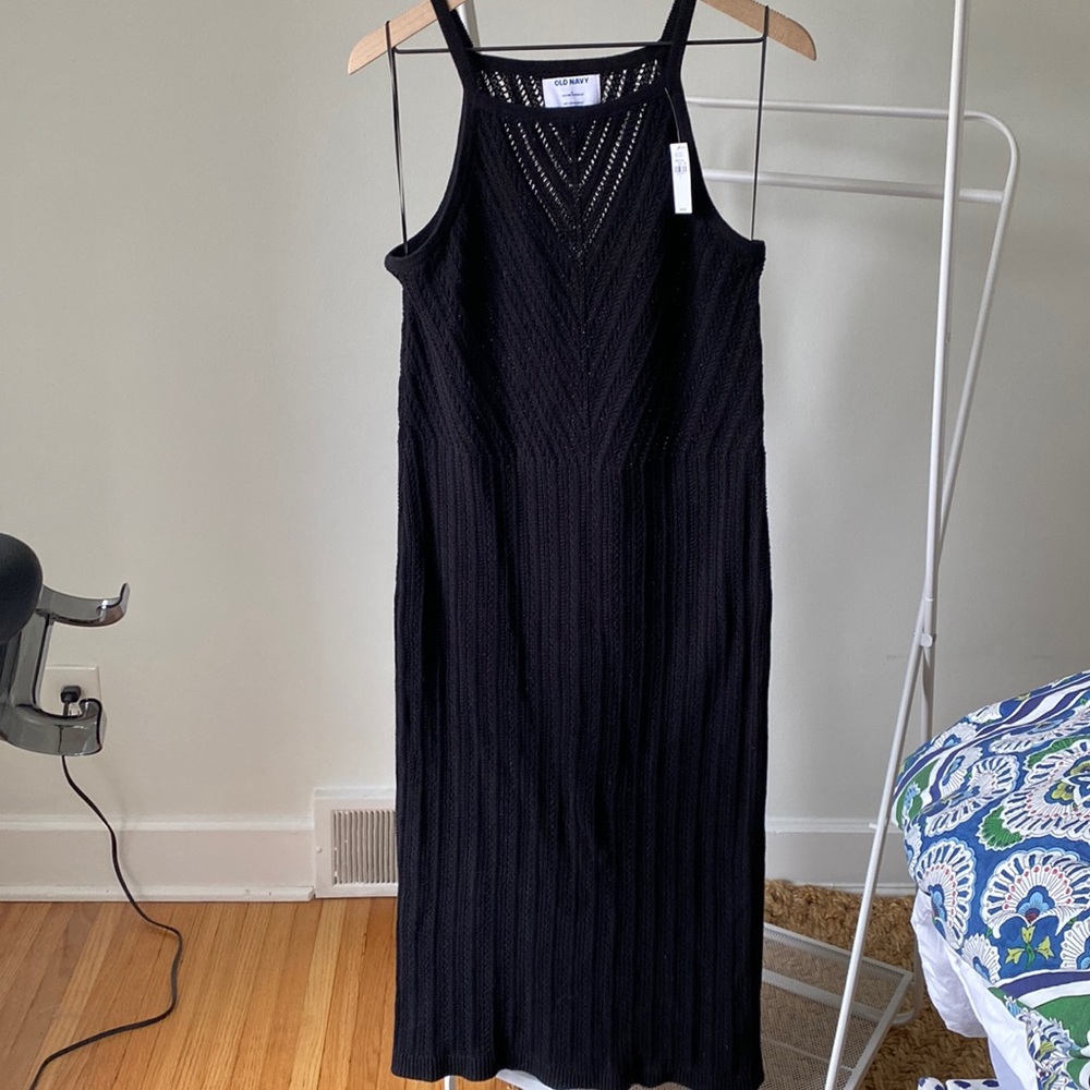 NWT Old Navy high neck crochet dress sz Large
